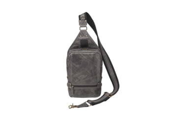 Image of Gun Tote'n Mamas GTMCZY108GREY Sling Backpack Leather Gray Includes Sta