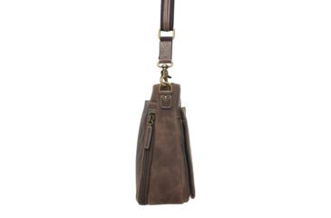 Image of Gun Tote'n Mamas Concealed Carry Slim X-Body, Distressed Leather, Brown, GTM-CZY/98