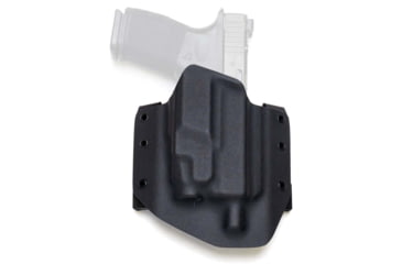 Image of GunfightersINC Sentinel OWB Holster, Glock 17,22,31,47 Tlr-7A, Black/Black, Black Harness, Right Hand, SENT-G17,22,31,47TLR7A-55031