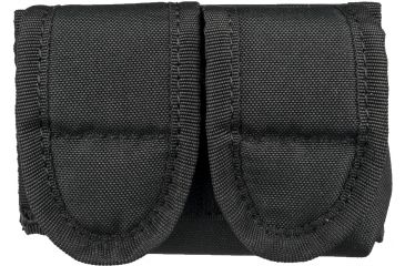 Image of Gunmate Double Speedloader Case Black Hook &amp; Loop Closure, Clam 22000C