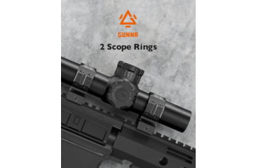 Image of GUNNR Gulltoppr 34mm Riflescope Rings