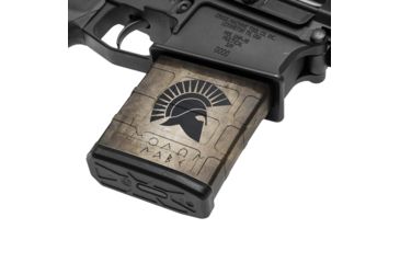 Image of GunSkins AR-10 Magazine Skin, Molon Labe Tan, ar-10-mag-skin-molon-labe-tan