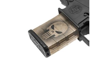 Image of GunSkins AR-10 Magazine Skin, Skull Tan, ar-10-mag-skin-skull-tan