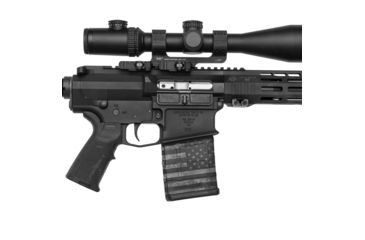 Image of GunSkins Premium Vinyl Wrap, Magazine, AR-10, GS America Grey, ar-10-mag-skin-AG