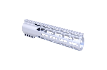 Image of Guntec USA 10in AIR-LOK Series M-LOK Compression Free Floating Handguard With Monolithic Top Rail .308 Cal, Anodized Clear, GT-10ALC-308-CLEAR