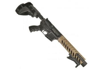 Image of GUNTEC USA 10in Free Floating Handguard w/Sectional Side/Bottom Rails,Cerakote Flat Dark Earth,1.93in dia GT1326-10-E