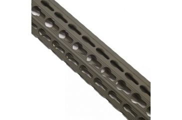 Image of GUNTEC USA 10in Ultra Slimline Octagonal 5 Sided Key Mod Free Floating Handguard w/Monolithic Top Rail,Cerakote OD Green GT-10JKO-G