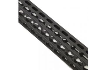 Image of GUNTEC USA 10in Ultra Slimline Octagonal 5 Sided Key Mod Free Floating Handguard w/Shark Mouth,Black GT-10JKO-S