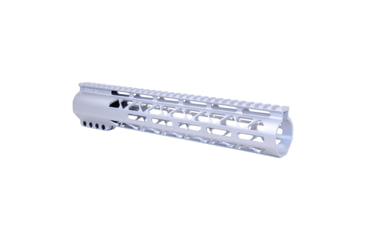 Image of Guntec USA 12in AIR-LOK Series M-LOK Compression Free Floating Handguard With Monolithic Top Rail .308 Cal, Anodized Clear, GT-12ALC-308-CLEAR
