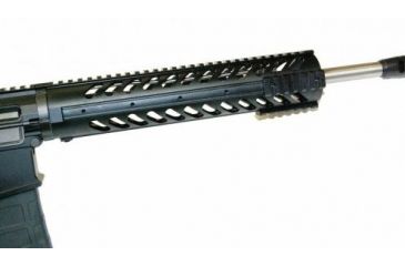 Image of GUNTEC USA 12in Free Floating Handguard w/Sectional Side/Bottom Rails,308 Cal,Black,1.93in dia GT1326-12-308