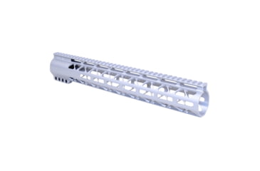 Image of Guntec USA 15in AIR-LOK Series M-LOK Compression Free Floating Handguard With Monolithic Top Rail .308 Cal, Anodized Clear, GT-15ALC-308-CLEAR