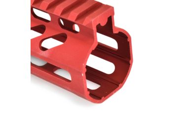 Image of GUNTEC USA 15in Ultra Lightweight Thin M-Lok System Free Floating Handguard with Monolithic Top Rail, Red, GT-15MLK-RED