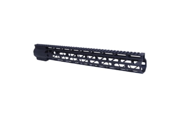 Image of Guntec USA 16.5 AIR-LOK Series M-LOK Compression Free Floating Handguard w/ Monolithic Top Rail, Anodized Black, GT-16.5ALC