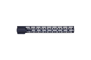 Image of Guntec USA 16.5 AIR-LOK Series M-LOK Compression Free Floating Handguard w/ Monolithic Top Rail, Anodized Black, GT-16.5ALC