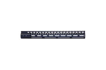 Image of Guntec USA 16.5 Ultra Lightweight Thin M-LOK System Free Floating Handguard w/ Monolithic Top Rail, Anodized Black, GT-16.5MLK