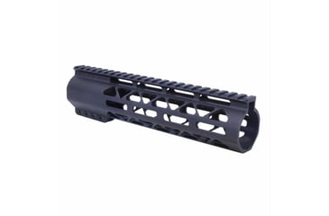 Image of Guntec USA .308 Caliber AIR-LOK Series M-LOK Compression Free Floating Handguard w/Monolithic Top Rail, 9in, Black, GT-9ALC-308
