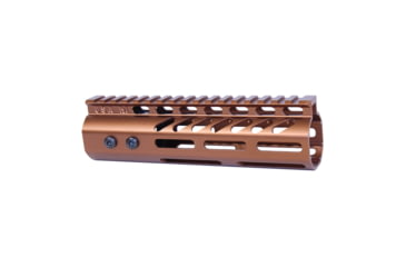 Image of Guntec USA .308 Caliber Ultra Lightweight Thin M-LOK System Free Floating Handguard w/Monolithic Top Rail, 7in, Anodized Bronze, GT-7MLK-308-BRZ