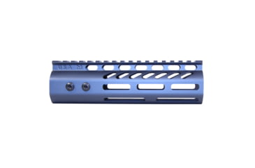 Image of Guntec USA .308 Caliber Ultra Lightweight Thin M-LOK System Free Floating Handguard w/Monolithic Top Rail, 7in, Anodized Grey, GT-7MLK-308-GREY