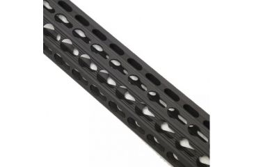 Image of GUNTEC USA 7in Ultra Slimline Octagonal 5 Sided Key Mod Free Floating Handguard w/Monolithic Top Rail,Black GT-7JKO, EDEMO1