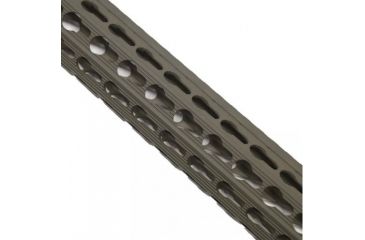 Image of GUNTEC USA 7in Ultra Slimline Octagonal 5 Sided Key Mod Free Floating Handguard w/Monolithic Top Rail,OD Green GT-7JKO-G