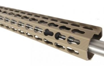 Image of GUNTEC USA 9in Ultra Slimline Octagonal 5 Sided Key Mod Free Floating Handguard w/Monolithic Top Rail,Flat Dark Earth GT-9JKO-FDE