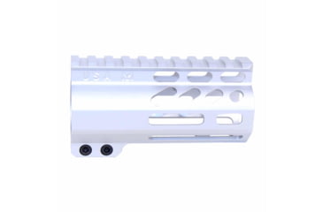 Image of Guntec USA AirLok Series M-LOK Compression Free Floating Handguard w/Monolithic Top Rail, 4in, Clear, GT-4ALC-CLEAR