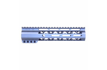 Image of Guntec USA AirLok Series M-LOK Compression Free Floating Handguard w/Monolithic Top Rail, 9in, Grey, GT-9ALC-GREY