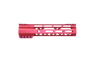 Image of Guntec USA AIR-LOK Series M-LOK Compression Gen 2 Free Floating Handguard w/Monolithic Top Rail, 9in, Red, GT-9ALC-G2-RED