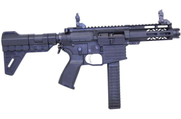 Image of Guntec USA AR-15 5in Air-Lok Series M-LOK Compression Free Floating Handguard w/ Monolithic Top Rail, Anodized Black, GT-5ALC