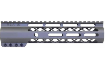 Image of Guntec USA AR-15 9in Air-Lok Series M-LOK Compression Free Floating Handguard w/ Monolithic Top Rail, OD Green, GT-9ALC-G
