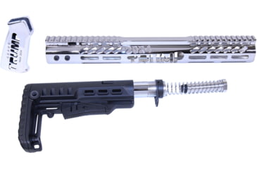 Image of Guntec USA AR-15 Trump Series Premium Limited Edition Furniture Set, Chrome, TRUMP-SET-C