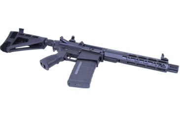 Image of Guntec USA AR-308 10in Air-Lok Series M-LOK Compression Free Floating Handguard w/ Monolithic Top Rail, Anodized Black, GT-10ALC-308