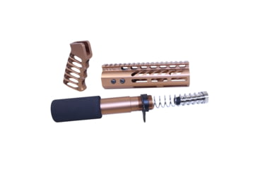 Image of Guntec USA AR .308 Pistol Furniture Set, Anodized Bronze, AR-PISTOL-SET-MLK-308-B