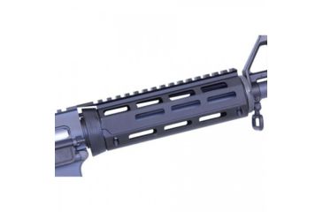 Image of Guntec USA Free Float Handguard, AR-15, M-LOK, Monolithic Top Rail, Carbine Length, 7 inch, T6 Aluminum, Black GT-CAR7-MLK, EDEMO2