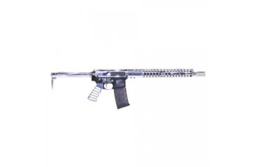 Image of Guntec USA Gen 2 Honeycomb Furniture Set, AR-15, 5.56 Upper Receiver, 15 inch M-LOK Handguard, Fixed Stock/Buffer Assembly, Pistol Grip, Polished HC-SET-HP-G2
