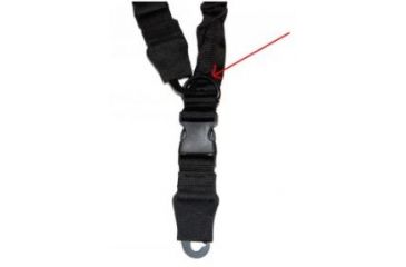 Image of GUNTEC USA Gen3 Two Point/One Point Conversion Sling,Black 2POINT-B