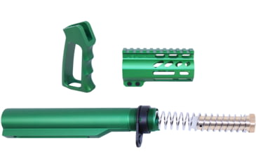 Image of Guntec USA AR-15 M-LOK Micro Pistol Furniture Set w/ Milspec Buffer Tube