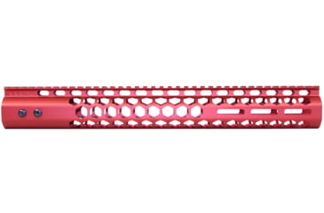 Image of Guntec USA Honeycomb M-LOK Free Floating Handguard With Monolithic Top Rail