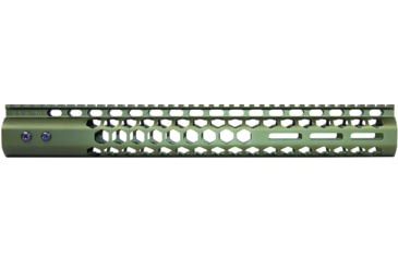 Image of Guntec USA Honeycomb M-LOK Free Floating Handguard With Monolithic Top Rail