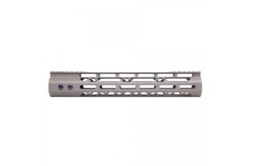 Image of Guntec USA Mod Lite Skeletonized Series M-LOK Free Floating Handguard w/ Monolithic Top Rail, 12 inch, .308, DPMS Low Spec, Flat Dark Earth, GT-12MDLTE-308-FDE