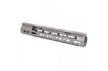 Image of Guntec USA Mod Lite Skeletonized Series M-LOK Free Floating Handguard w/ Monolithic Top Rail, 12 inch, .308, DPMS Low Spec, Flat Dark Earth, GT-12MDLTE-308-FDE