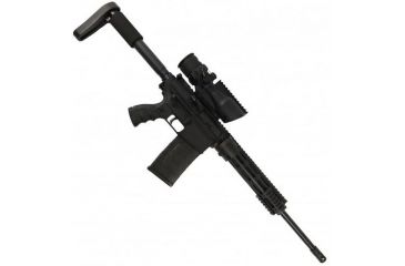 Image of GUNTEC USA Thin Profile Free Floating Handguard w/Removable Rails Monolithic Top Rail,308 Cal,10in,Anodized Black CK308-10