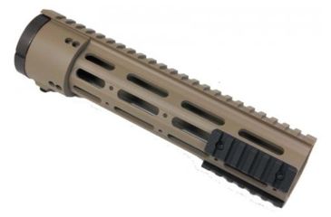 Image of GUNTEC USA Thin Profile Free Floating Handguard w/Removable Rails Monolithic Top Rail,308 Cal,10in,Cerakote Flat Dark Earth CK308-10-E