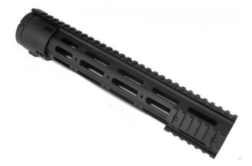 Image of GUNTEC USA Thin Profile Free Floating Handguard w/Removable Rails Monolithic Top Rail,.308 Cal,12in,Anodized Black CK308-12