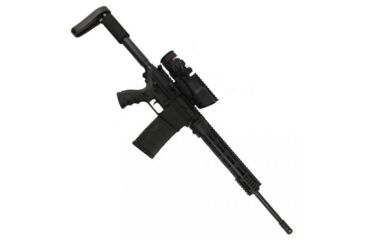 Image of GUNTEC USA Thin Profile Free Floating Handguard w/Removable Rails Monolithic Top Rail,.308 Cal,12in,Anodized Black CK308-12