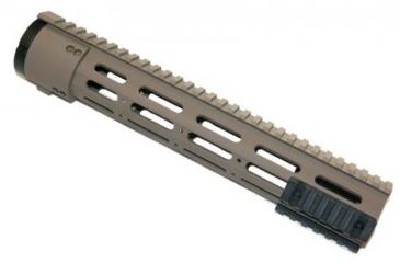 Image of GUNTEC USA Thin Profile Free Floating Handguard w/Removable Rails Monolithic Top Rail,.308 Cal,12in,Cerakote Flat Dark Earth CK308-12-E