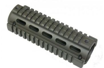 Image of GUNTEC USA Two Piece Quad Rail,Cerakote O.D Green GTQUAD16-G