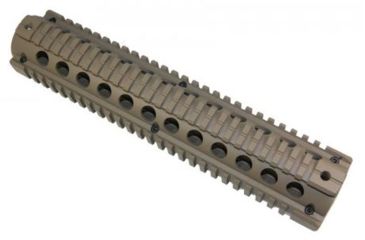 Image of GUNTEC USA Two Piece Quad Rail w/Adapter,Cerakote Dark Earth GTQUAD20-E