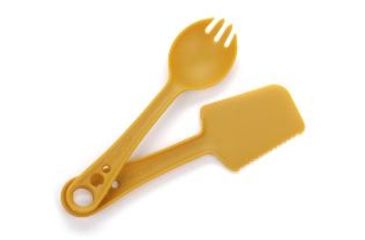 Image of Splashguard Microbite Utensil Set, Tangerine 736813