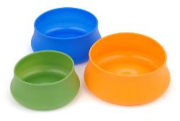 Image of Splashguard Squishy Pet Bowl, Tangerine, 48 oz 356832